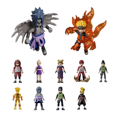 Blokees Naruto Shippuden Galaxy Version 03 Heart of a Ninja blind box collectible series inspired design featuring buildable anime ninja character figures aesthetic mystery box assortment iconic Shippuden themed designs emotional character moments detailed stylized mini models dynamic action poses and collectible display presentation