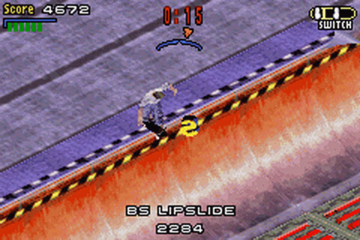 Tony Hawk's Pro Skater 3 game for the Game Boy Advance featuring skateboarding gameplay with an isometric perspective trick combos career mode objectives multiple skaters and level based challenges adapted from the console version gameplay