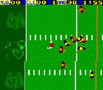 NFL Blitz gameplay for Game Boy Color GBC video game