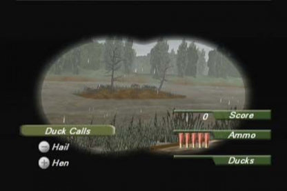 Ultimate Duck Hunting retro Nintendo Wii video game featuring hunting simulation gameplay, shooting challenges, outdoor sports action and classic Wii entertainment - gameplay