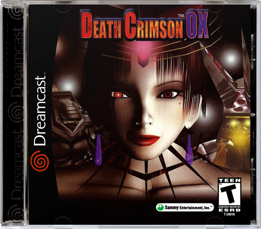 Death Crimson OX Sega Dreamcast retro video game light gun shooter cover art