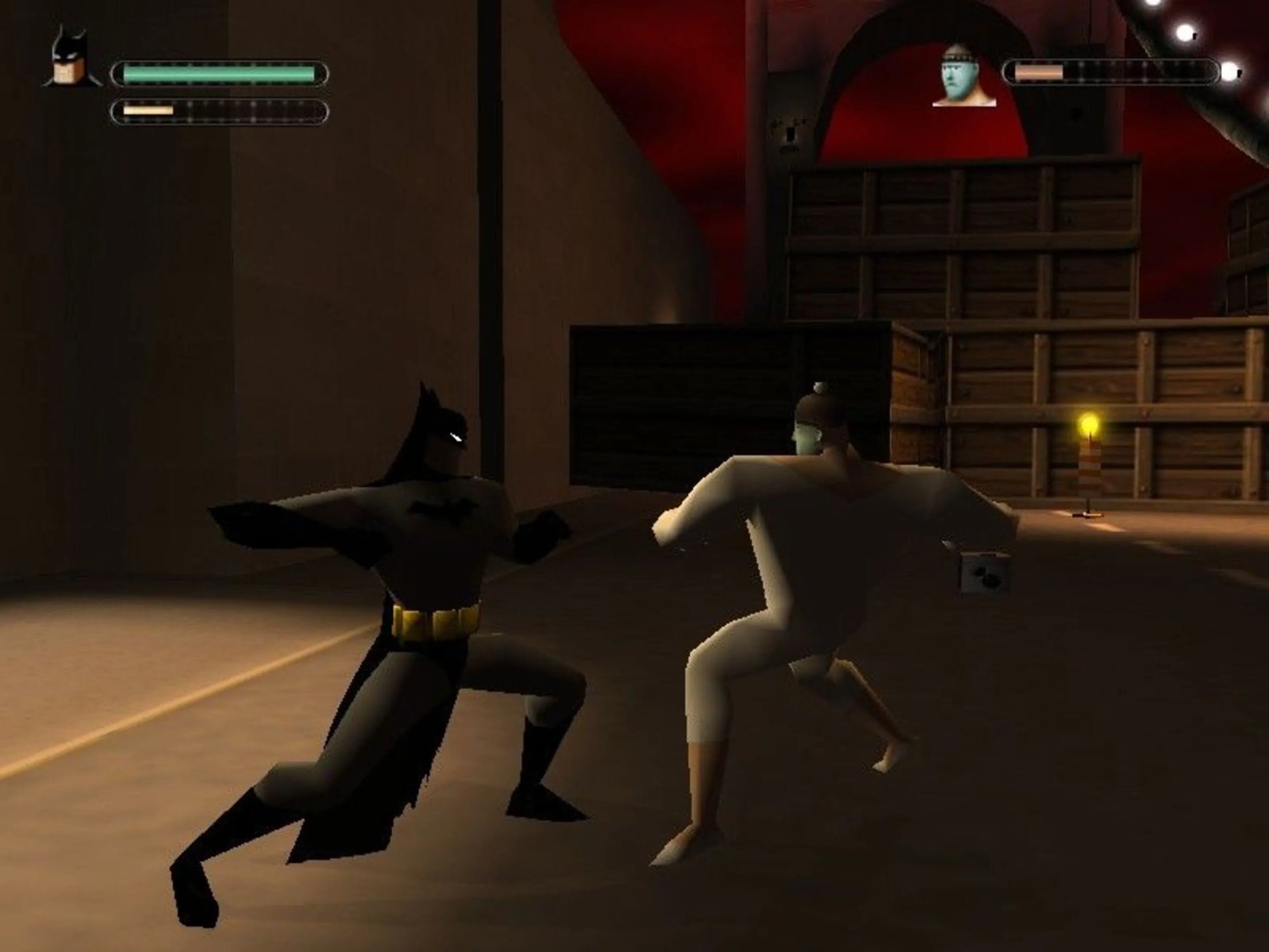 Batman: Vengeance for PlayStation 2 with animated superhero action and crime-fighting theme gameplay