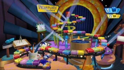 uDraw w/Pictionary gameplay for Nintendo Wii (Wii) featuring party drawing challenges with the uDraw GameTablet, guessing words and creating quick sketches.