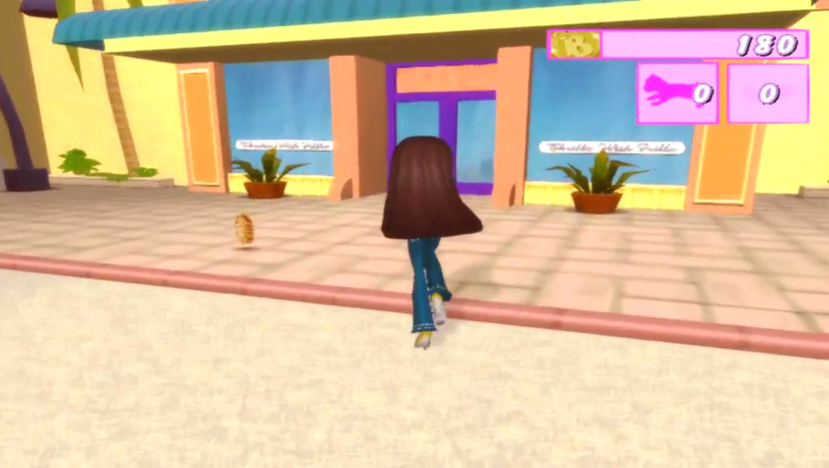 Bratz: The Movie for PlayStation 2 with fashion-focused teen adventure theme gameplay