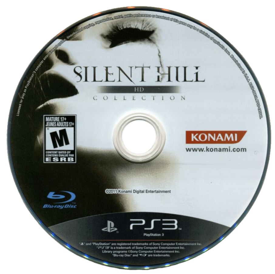 Silent Hill HD Collection disc art for PlayStation 3 (PS3) video game