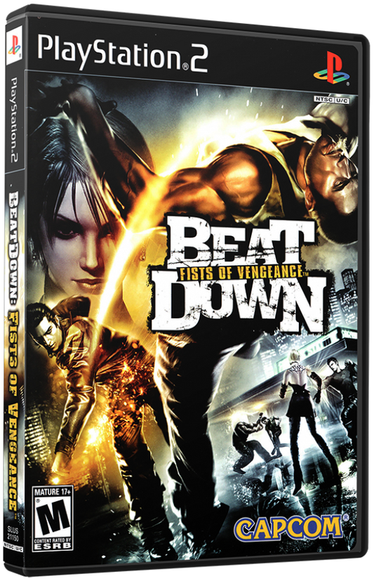 Beat Down: Fists of Vengeance cover art for PlayStation 2 (PS2) video game