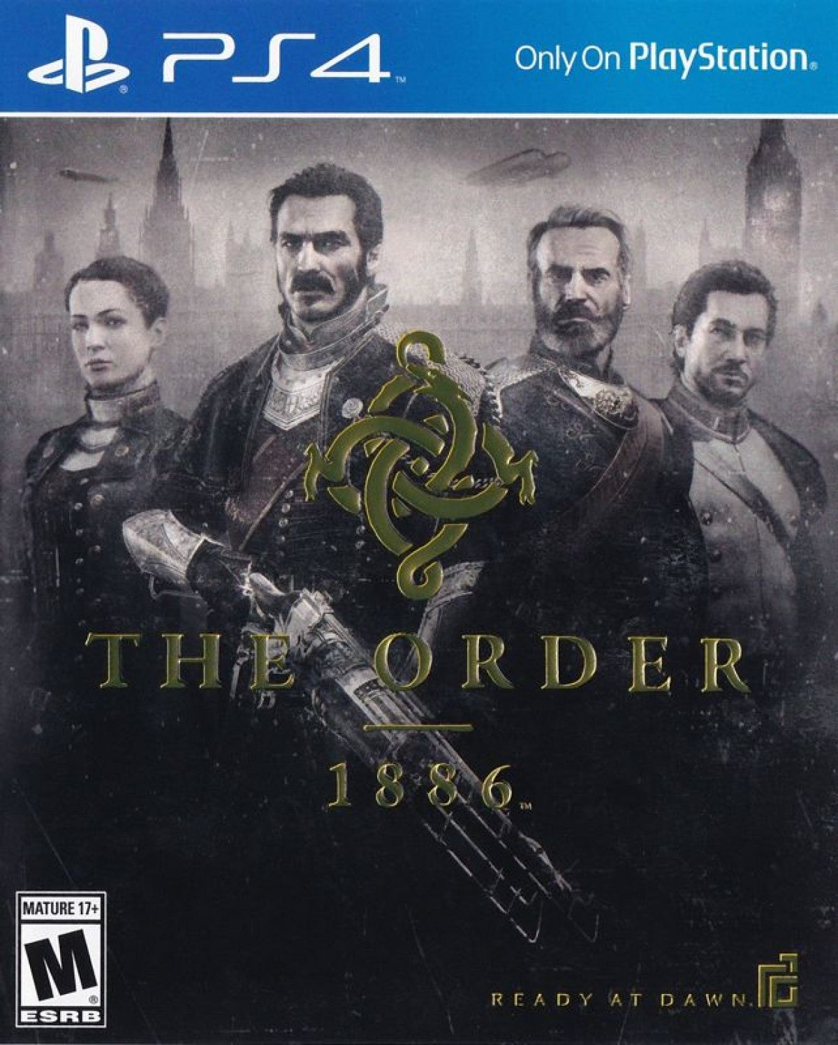 The Order: 1886 – PlayStation 4 (PS4) video game cover image, action-adventure shooter