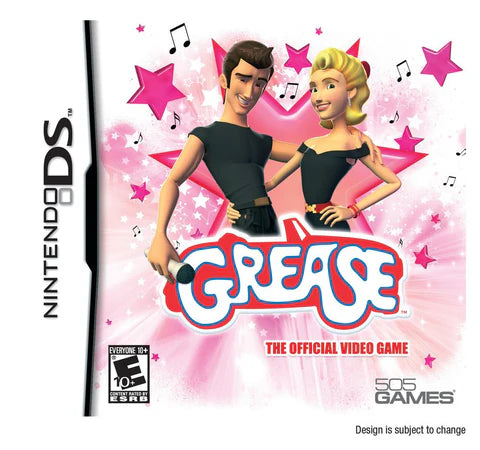 Grease cover art for Nintendo DS (DS) video game