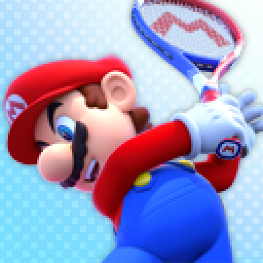 Mario Tennis: Ultra Smash console logo icon art for Nintendo Wii U (WiiU) video game 