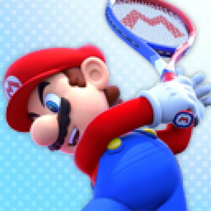 Mario Tennis: Ultra Smash console logo icon art for Nintendo Wii U (WiiU) video game 