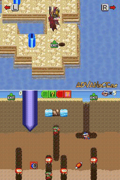 Dig Dug: Digging Strike gameplay for Nintendo DS (DS) arcade action puzzle video game