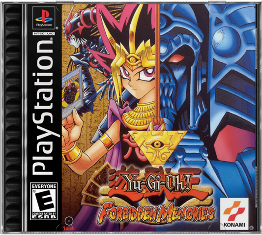 Yu-Gi-Oh Forbidden Memories cover art for PlayStation 1 (PS1) video game