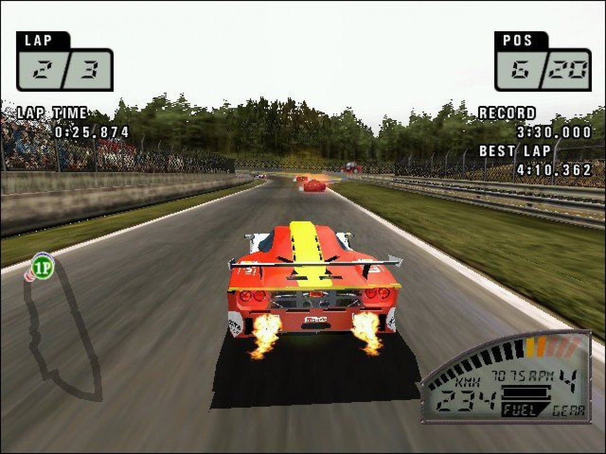 Le Mans 24 Hours gameplay for Playstation 2 (PS2) video game