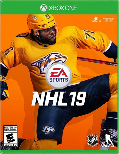 NHL 19 cover art for Xbox One (XONE) sports hockey video game