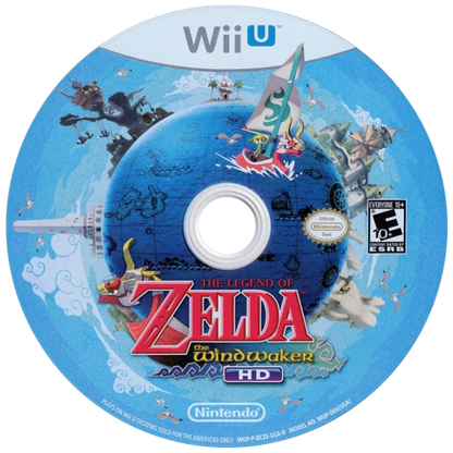 The Legend of Zelda Wind Waker HD [Nintendo Selects] disc cover art for video game