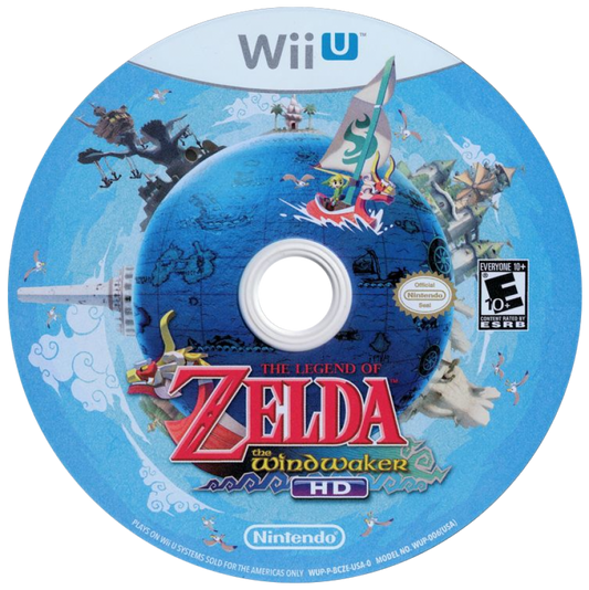 The Legend of Zelda Wind Waker HD [Nintendo Selects] disc cover art for video game
