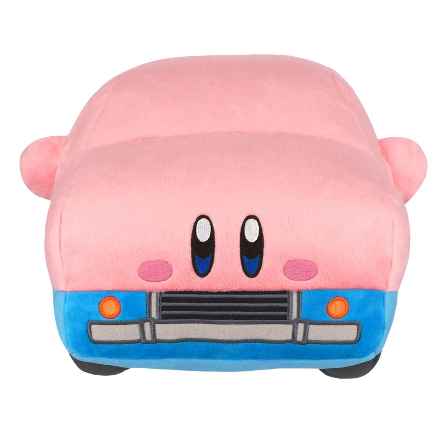 Kirby Car Mouth 18 inch plush featuring oversized soft plush design inspired by Kirby Mouthful Mode from Kirby and the Forgotten Land premium embroidered details cuddly collectible Nintendo character merchandise display quality gaming room decor gift for Kirby fans collectible gaming appeal