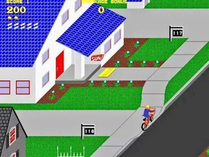Arcade’s Greatest Hits Atari Collection 2 PlayStation 1 PS1 video game, classic arcade compilation, retro Atari games collection, vintage console title paperboy gameplay screenshot