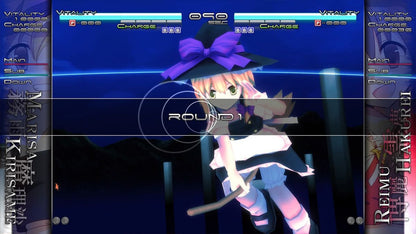 Touhou Genso Rondo Bullet Ballet retro PlayStation 4 video game Touhou bullet hell shooter anime combat arcade style action multiplayer console title PlayStation 4 release gameplay