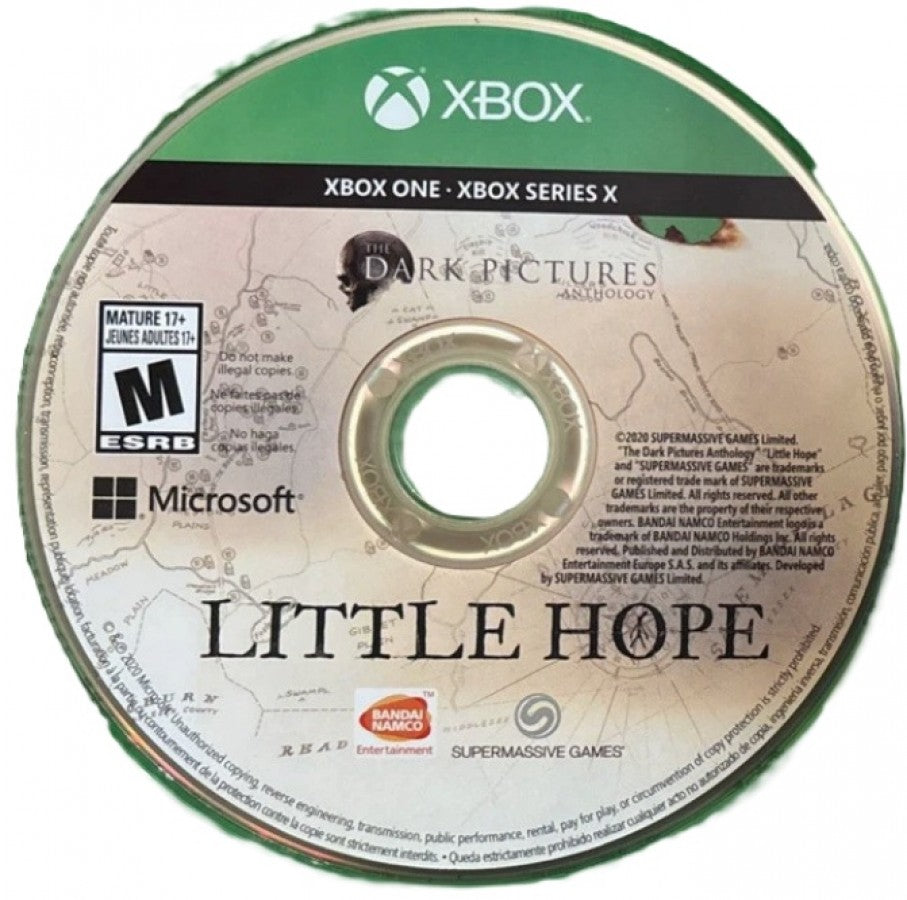 Dark Pictures Anthology: Little Hope – Xbox One (XONE) disc for cinematic horror adventure game with choice-based gameplay