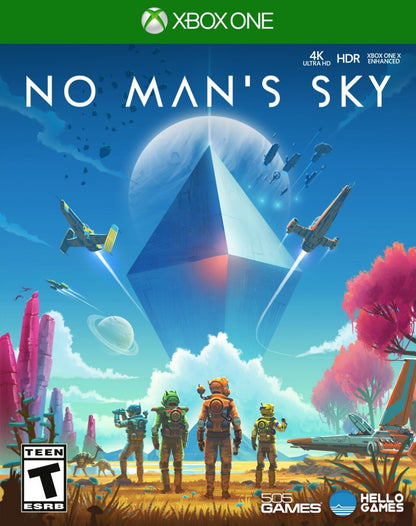No Man’s Sky cover art for Xbox One (XONE) action-adventure survival video game