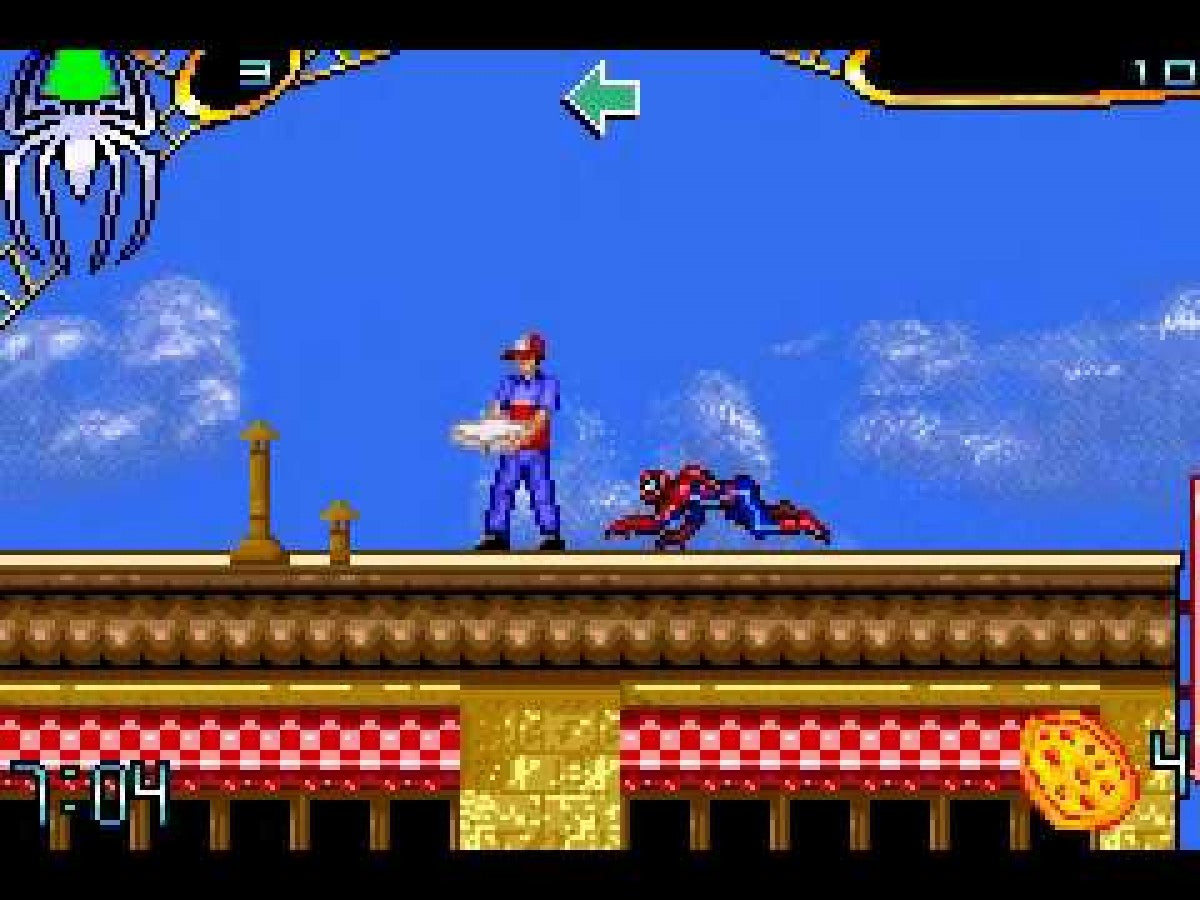 Spider-Man Double Pack Game Boy Advance GBA video game, action adventure, superhero gameplay, two-game bundle, handheld console title gameplay