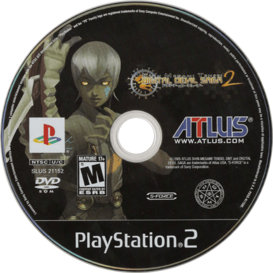 Shin Megami Tensei Digital Devil Saga 2 PlayStation 2 PS2 for role playing video game fans featuring turn based combat demon transformation abilities strategic character progression deep sci fi fantasy storytelling challenging dungeon crawling atmospheric world exploration iconic Atlus JRPG adventure collectible gaming appeal disc