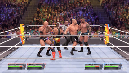 WWE 2K22 Xbox One video game, professional wrestling, sports entertainment, fighting gameplay, multiplayer modes gameplay screenshot