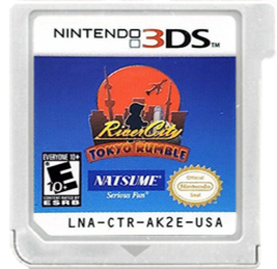 River City Tokyo Rumble cartridge for Nintendo 3DS (3DS) video game