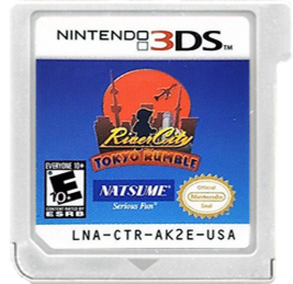 River City Tokyo Rumble cartridge for Nintendo 3DS (3DS) video game