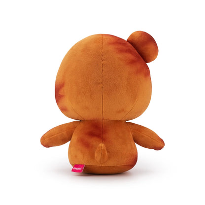 Teddy Call of Duty plush inspired design featuring collectible gaming character plush aesthetic soft stuffed toy mystery box zombie mode companion spooky military horror theme nostalgic gaming merchandise presentation