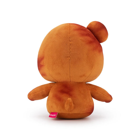 Teddy Call of Duty plush inspired design featuring collectible gaming character plush aesthetic soft stuffed toy mystery box zombie mode companion spooky military horror theme nostalgic gaming merchandise presentation