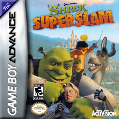 Game Boy Advance Shrek Super Slam fighting game cover art