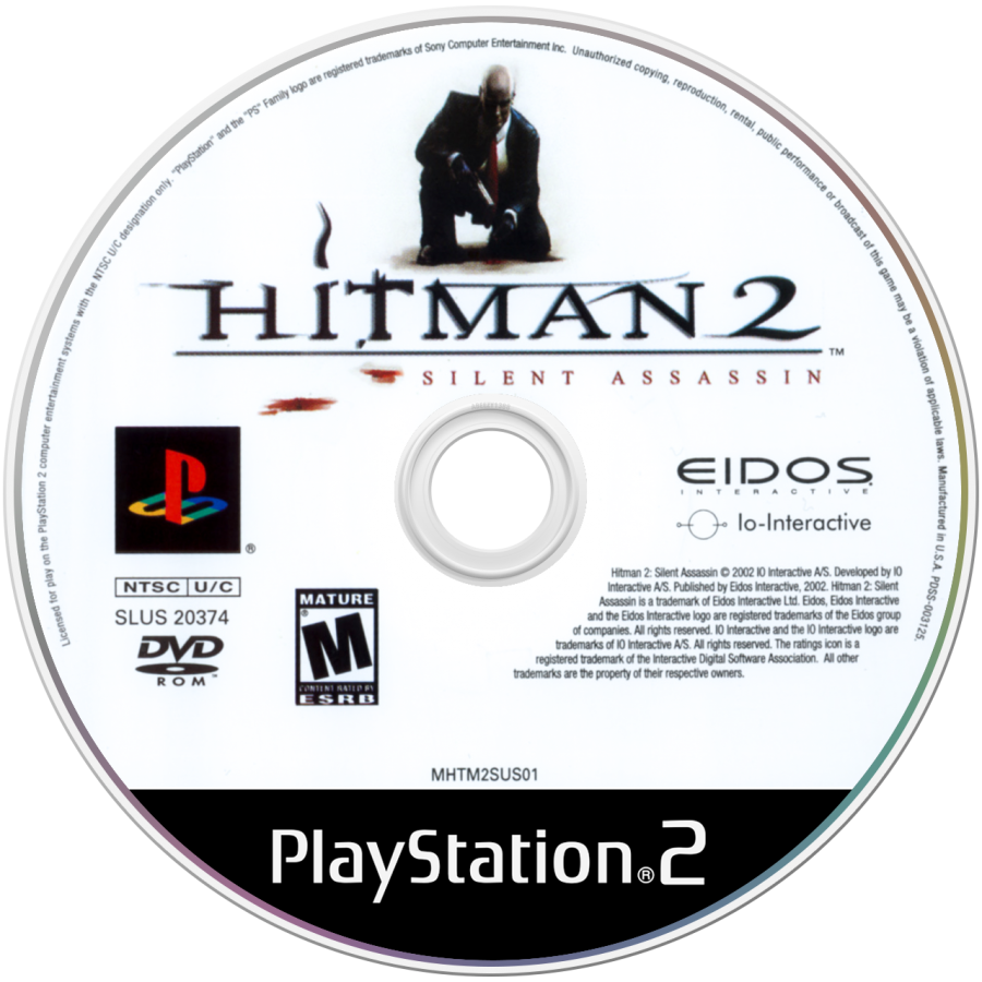 LocalID_70072 Hitman 2 Silent Assassin PlayStation 2 PS2 for retro video game enthusiasts featuring stealth action gameplay tactical assassination missions disguises strategic infiltration open ended objectives cinematic storytelling and collectible gaming appeal disc
