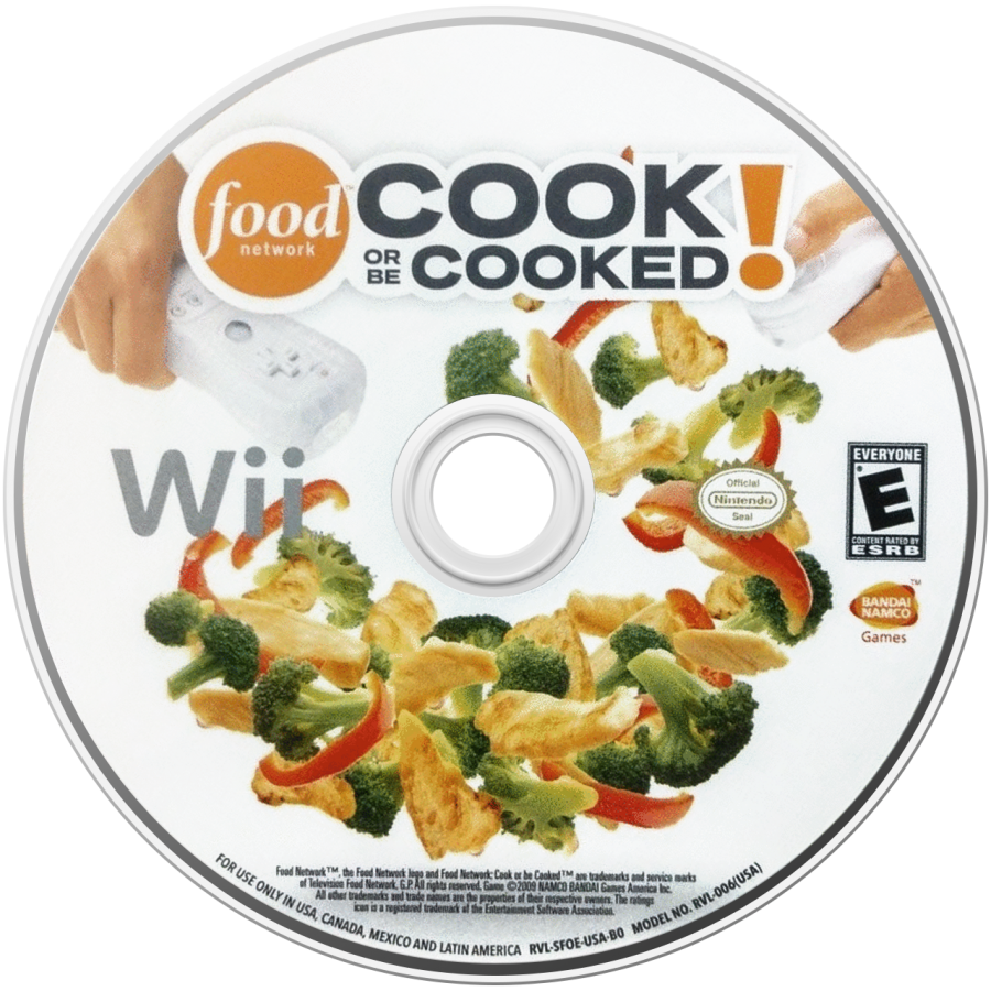 Food Network: Cook or Be Cooked – Nintendo Wii (Wii) cooking simulation disc for video game
