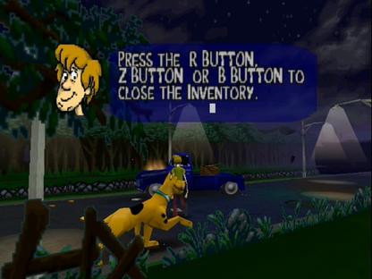 Scooby-Doo Classic Creep Capers gameplay for Nintendo 64 video game. 