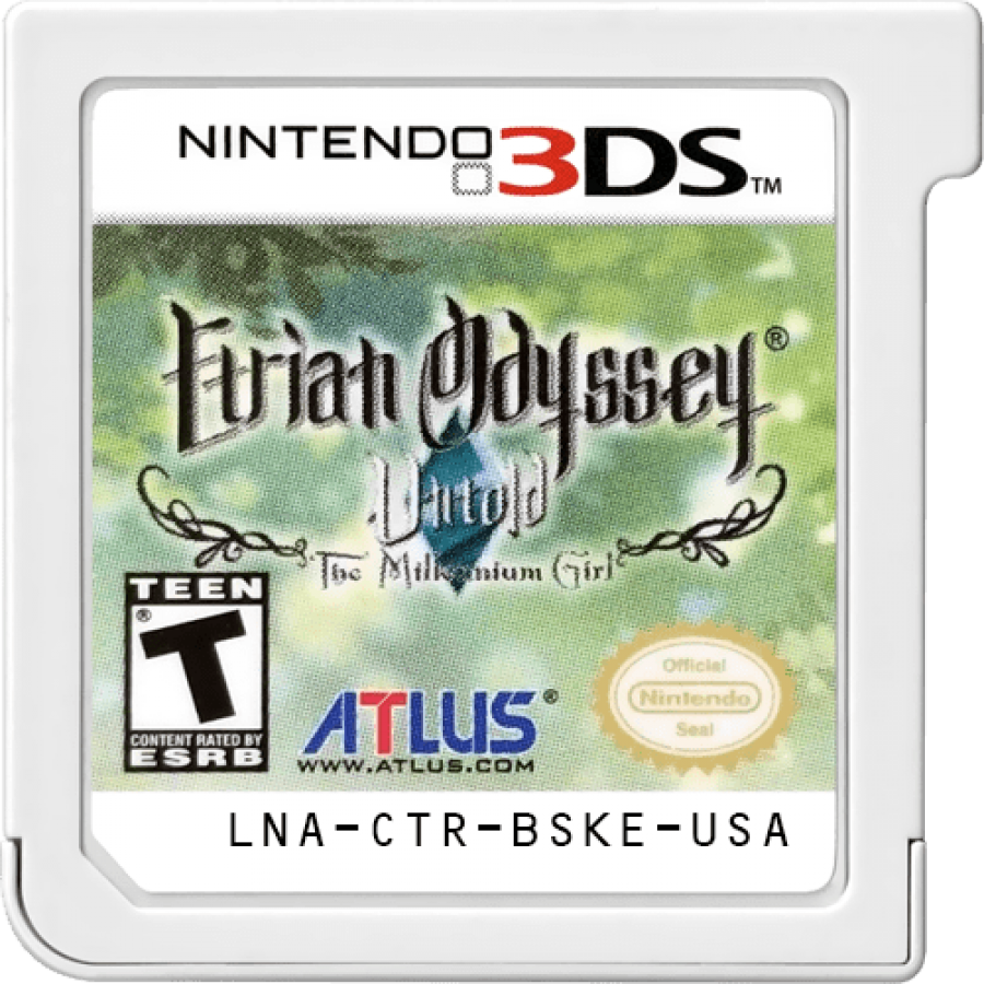Etrian Odyssey Untold The Millennium Girl Nintendo 3DS 3DS for dungeon crawling role playing video game fans featuring first person exploration challenging labyrinths turn based battles character customization party management map drawing skill trees quests and immersive fantasy adventure collectible gaming appeal game cartridge