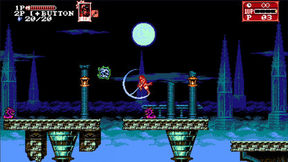 Bloodstained Curse of the Moon 2 Nintendo Switch for action platformer video game fans featuring classic side scrolling gameplay retro inspired visuals demon hunting adventures multiple playable characters challenging stages boss battles gothic fantasy environments 8 bit style action collectible gaming appeal gameplay
