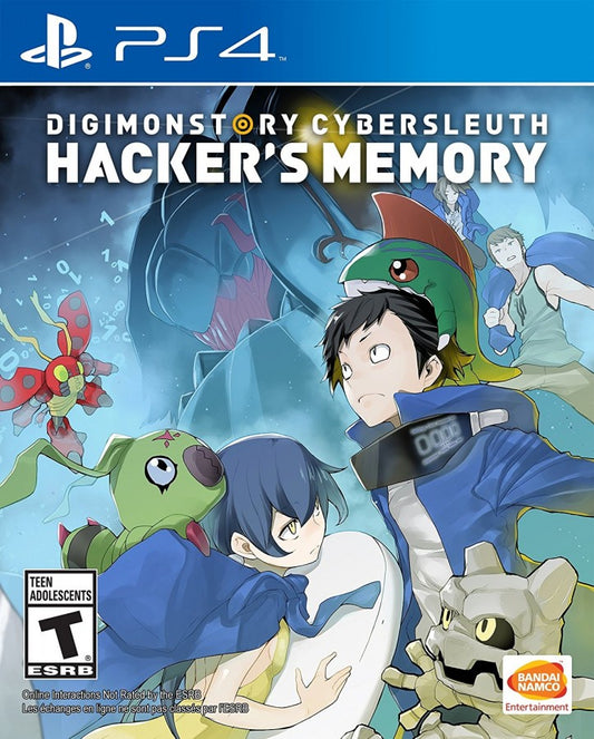 Digimon Story: Cyber Sleuth Hackers Memory – PlayStation 4 (PS4) video game cover image, RPG by Bandai Namco Entertainment