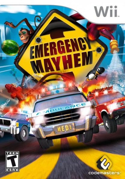 Emergency Mayhem cover art for Nintendo Wii (Wii) video game