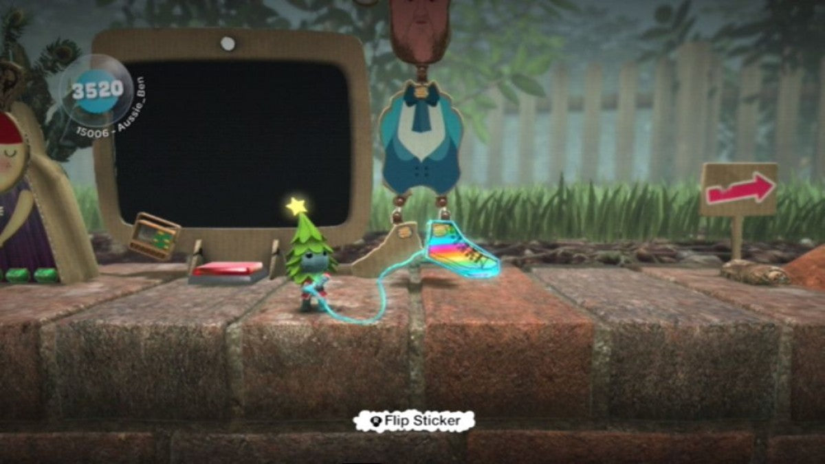 LittleBigPlanet gameplay for Playstation 3 (PS3) puzzle-platform video game.