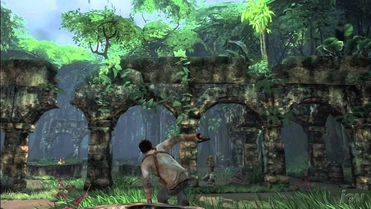 Uncharted: Drake's Fortune gameplay for PlayStation 3 (PS3) video game