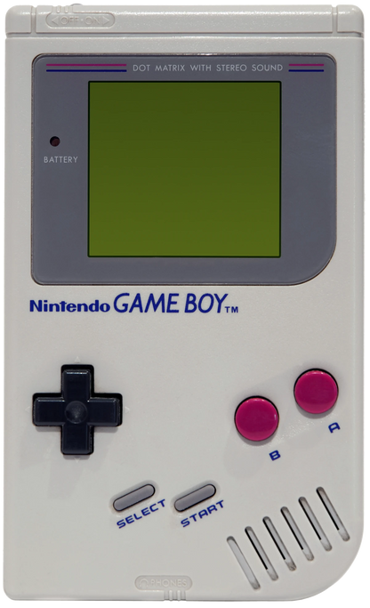 Nintendo Game Boy original handheld gaming system front view