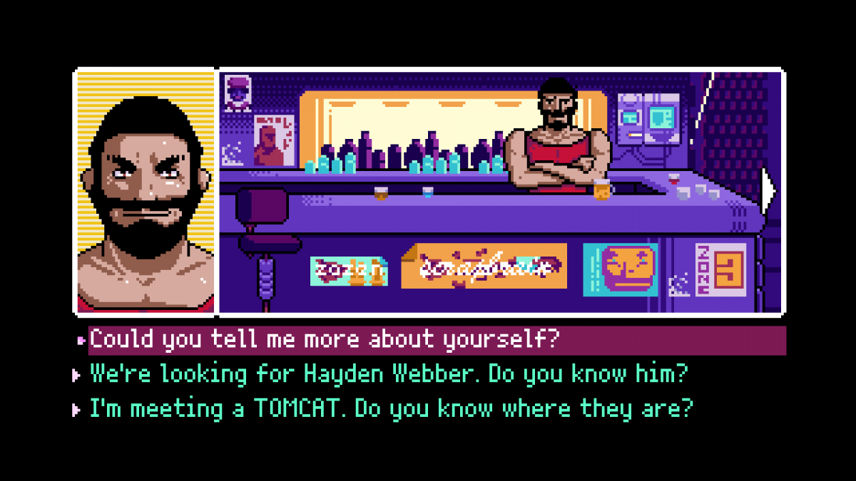 2064: Read Only Memories gameplay for PlayStation 4 (PS4) cyberpunk adventure game
