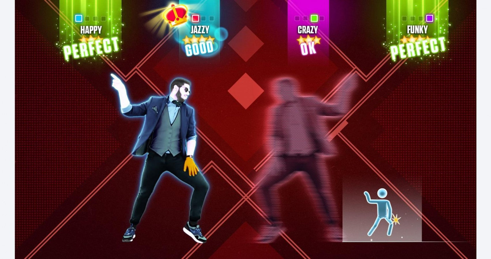 Just Dance 2015 gameplay for Xbox One (XONE) rhythm-based dance party video game