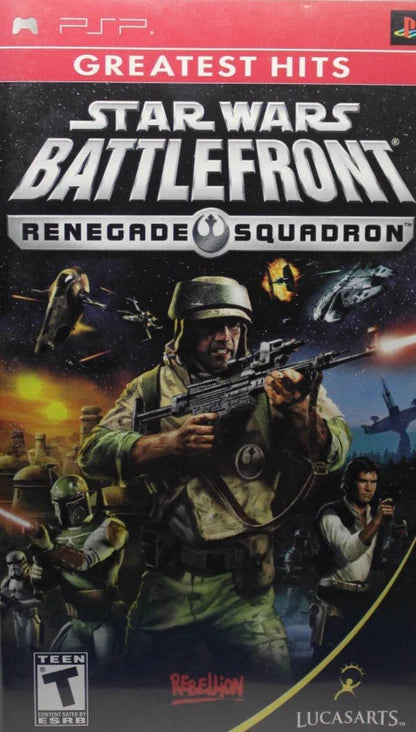 Star Wars Battlefront: Renegade Squadron [Greatest Hits] cover art for PlayStation Portable (PSP) video game