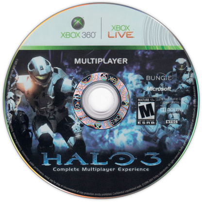 Halo 3: ODST disc for Xbox 360 (X360) sci-fi first-person shooter video game