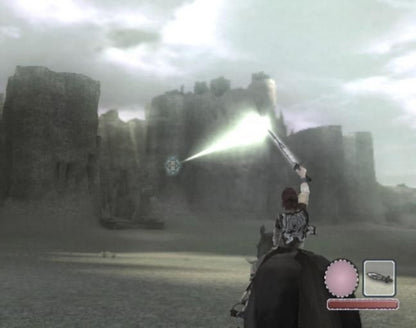 Shadow of the Colossus – PlayStation 2 (PS2) video game gameplay, action-adventure game.