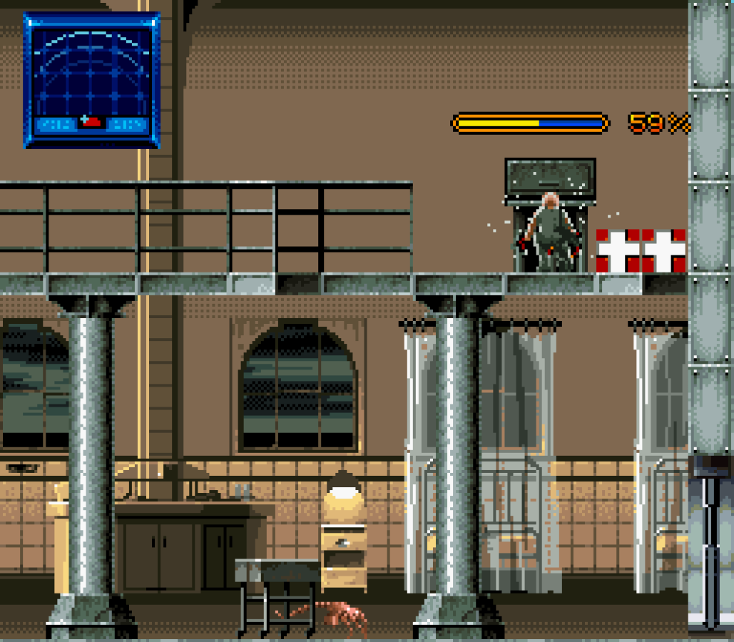 Alien 3 Super Nintendo Entertainment System SNES video game featuring sci fi action platforming gameplay Ellen Ripley character Xenomorph alien battles rescue missions prisoner survival pulse rifle combat flamethrower weapons hostile space colony environments timed challenges and classic 16 bit Nintendo action horror gameplay retro video game collection collectible gaming appeal gameplay