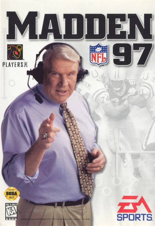 Madden NFL 97 cover art for Sega Genesis (GEN) video game